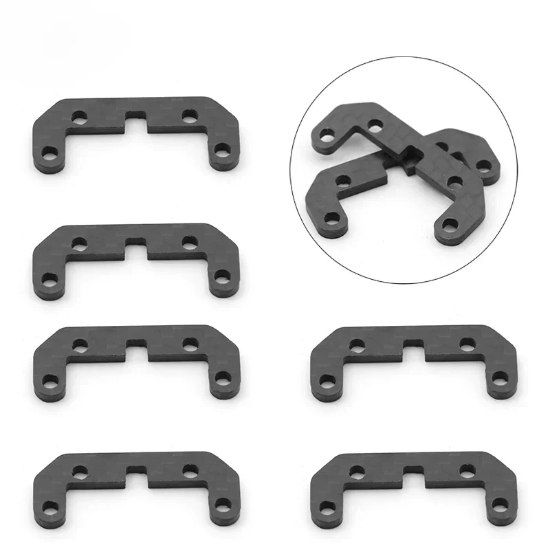 Carbon Fiber 54514 Sway Bar Stabilizer Holder Mount Plate for Tamiya TT02 TT-02 1/10 RC Car Upgrade Parts Accessories