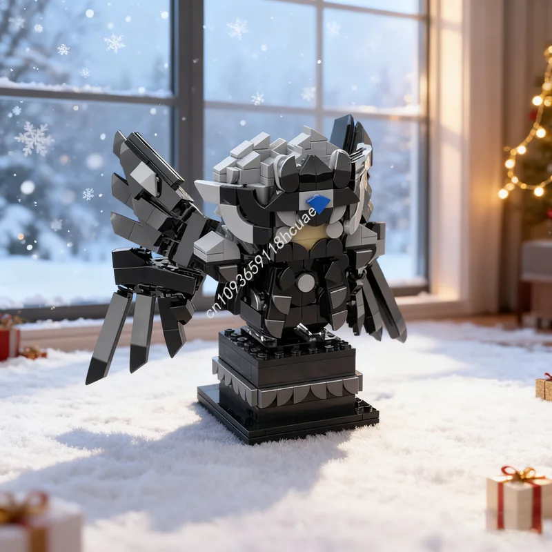 

528pcs MOC Thanatos Brickheadzed Model Building Blocks Architecture Toys Assemble Idea Christmas Gifts Education Brick Kids