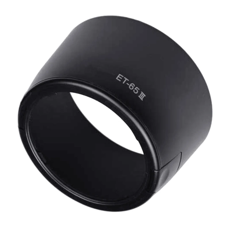 ET-65III Lens Hood for EF 85mm f/1.8 USM 100mm f/2, 135mm f/2.8 Soft for focus Lens Hood ET65 III ET65 III