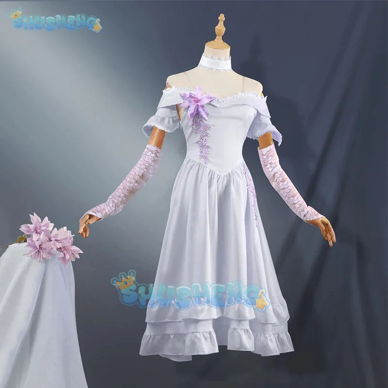 أنيمي لعبة الهوية الخامس نعمة البدلة تأثيري حلي موحدة هالوين كرنفال حفلة لعب الأدوار الزي مجموعة كاملة Shusheng