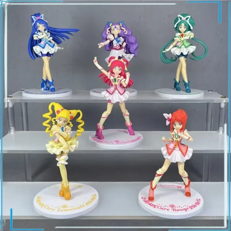 No Box BANDAI Pretty Cure Tropical-Rouge！collection Ornament  Kawaii Anime Action Figure Model Toys