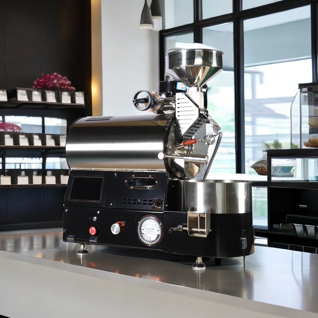 Wintop Touch Screen 1Kg 2Kg 3Kg 5Kg 12kg Commercial Coffee Beans Roaster Machine Drum Coffee Toaster