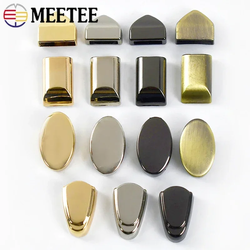 10-30Pcs Metal Zipper Tail Clips DIY Sewing Accessories Bag Zippers End Stoppers Screw Plug Lock Leather Craft Hardware Supplies