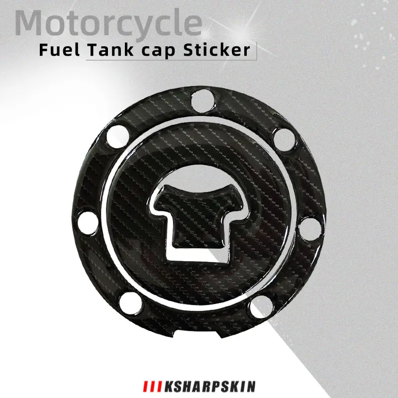 

3D Carbon Fiber Tank Gas Cap Pad Filler Cover Sticker Decals Fit ALL HONDA NSR CBR250 400 600 1000 RR 1100XX