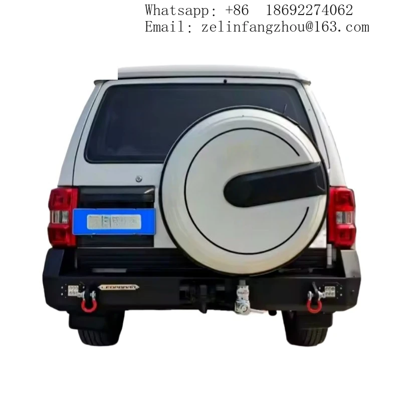 

Steel Rear Bumper Kit Fit Mitsubishi Pajero 2nd Gen V20 V30 V31 V33 Off-Road Heavy Duty