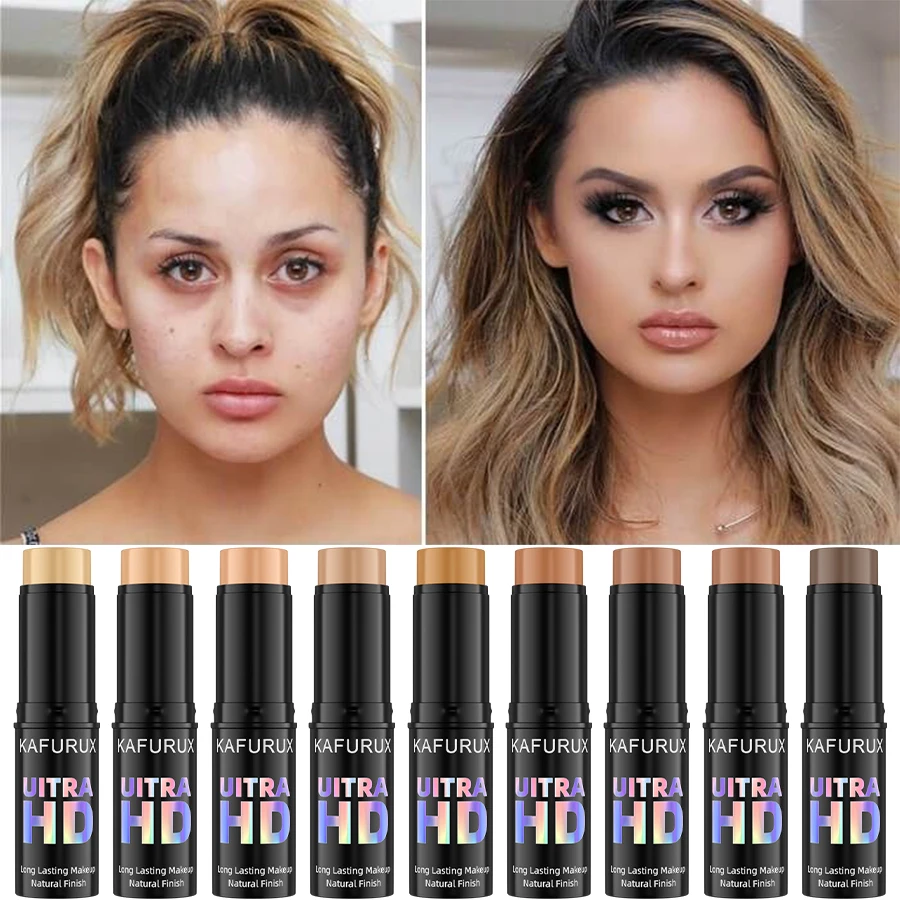 1PC フェイス Foudation コンシーラースティック長期的なくまコレクター輪郭コンシーラーペン韓国メイク女性のための顔 Cosme