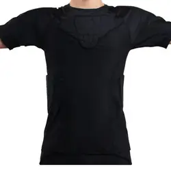 Soccer Goalie Shirt Men's Breathable Rib Protector Padded Football Training Protective Gear For Soccer Basketball Paintball