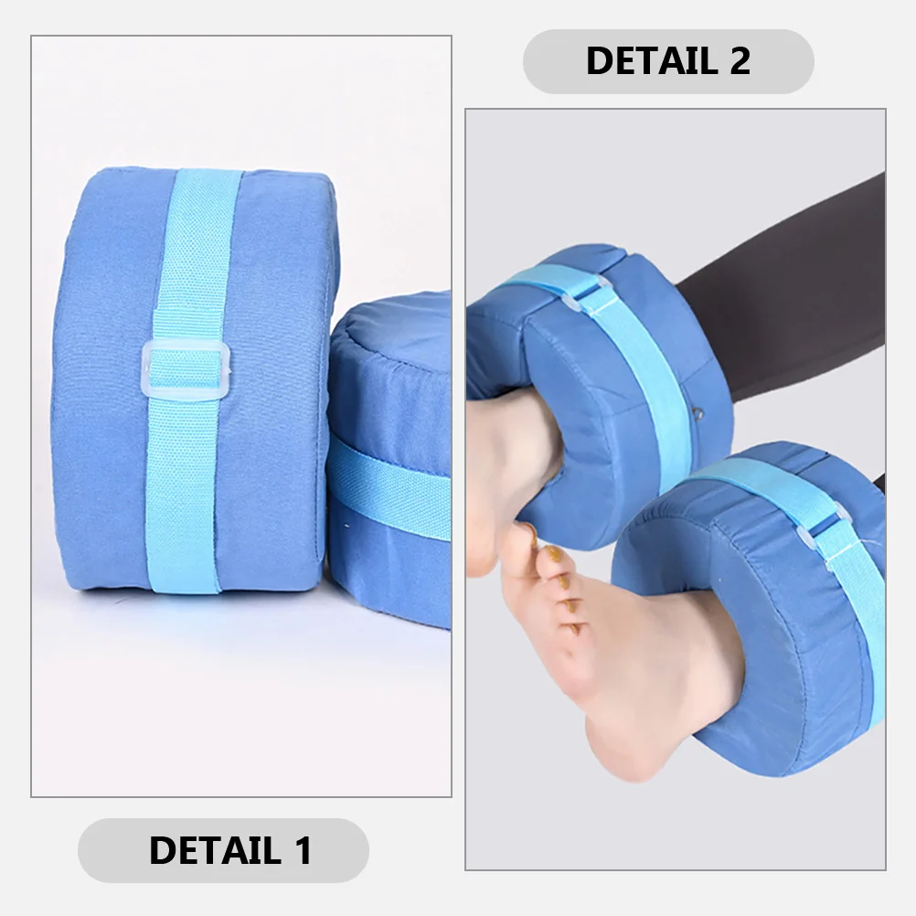 2 Pcs Bedsore Pad Foot Cushion for Heel Protection Prevention Tool Ankle Support Pillow Anti-decubitus Floor Mat