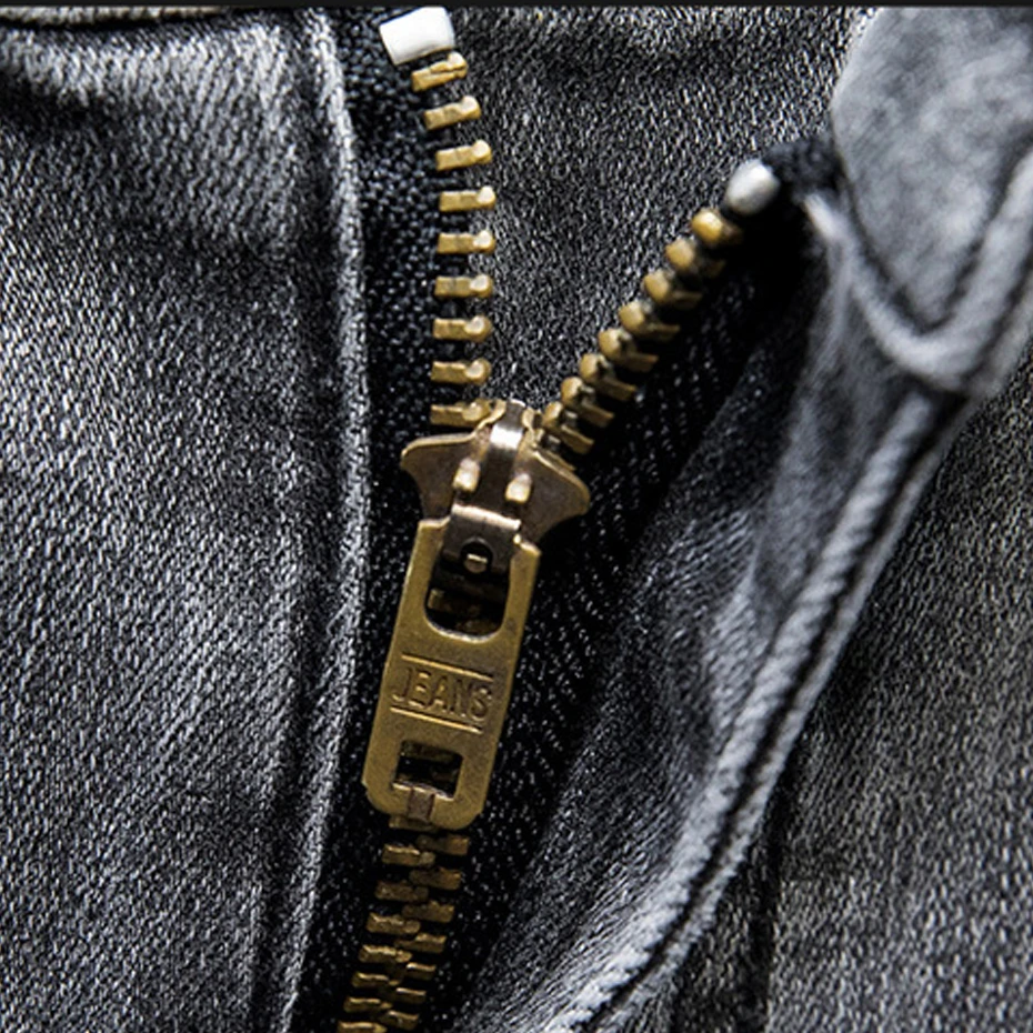 Vintage Denim Shorts Men Plus Szie 7XL Summer Knee Length Jean Shorts Baggy Cargo Shorts Fashion Elastic Waist Short Pants Male