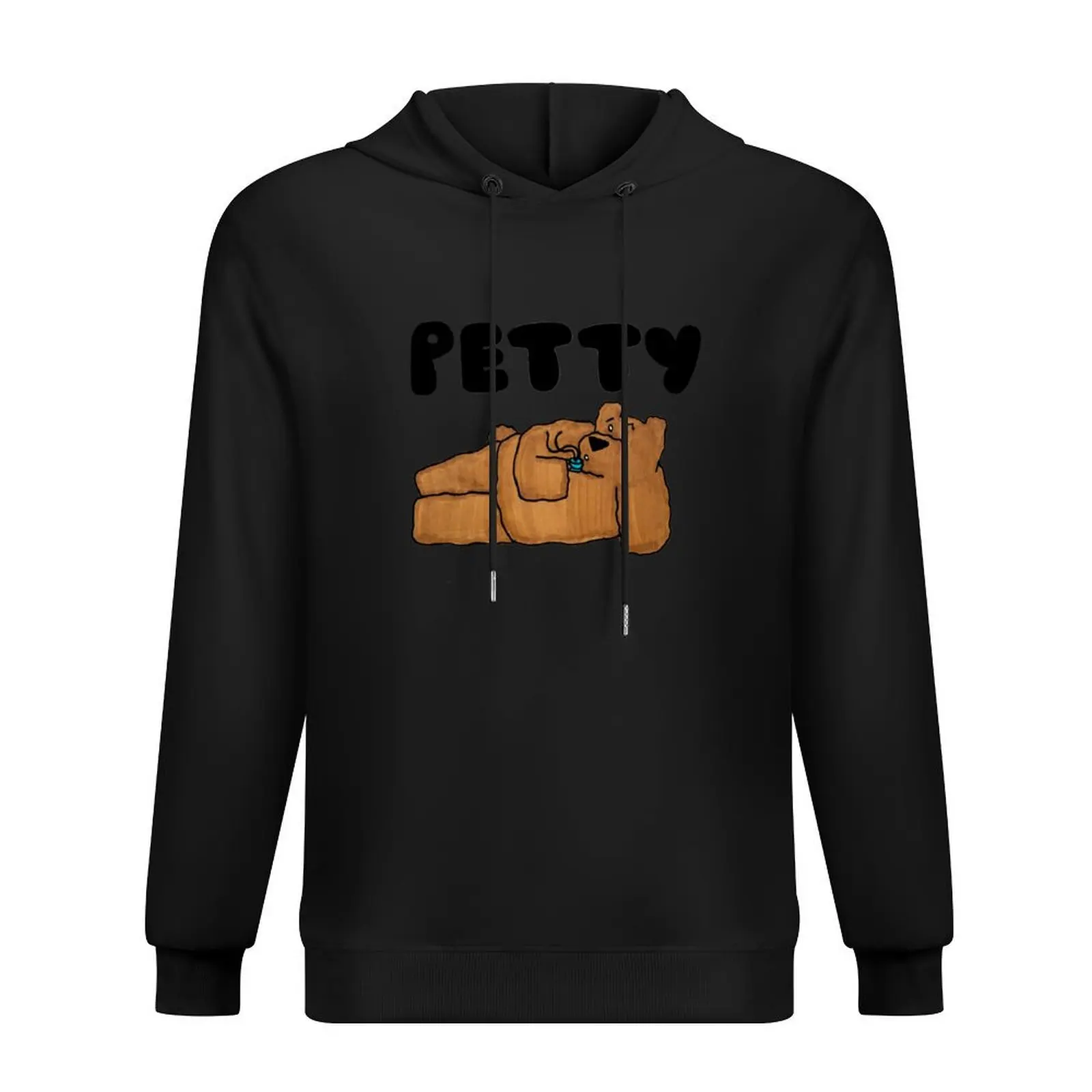 Petty Bear Hoodie korean clothes fashion men men's sweat-shirt mens clothing new hooded tee