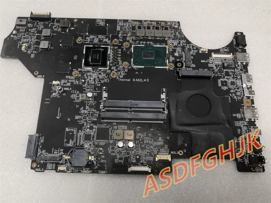 Origina ms-16j51 Ver 2.0 FOR MSI GE62 ge72 ws62 ws72 Laptop Motherboard MS-16J5 with i7-7700hq and n17p-q3-a1  Mtest Ok