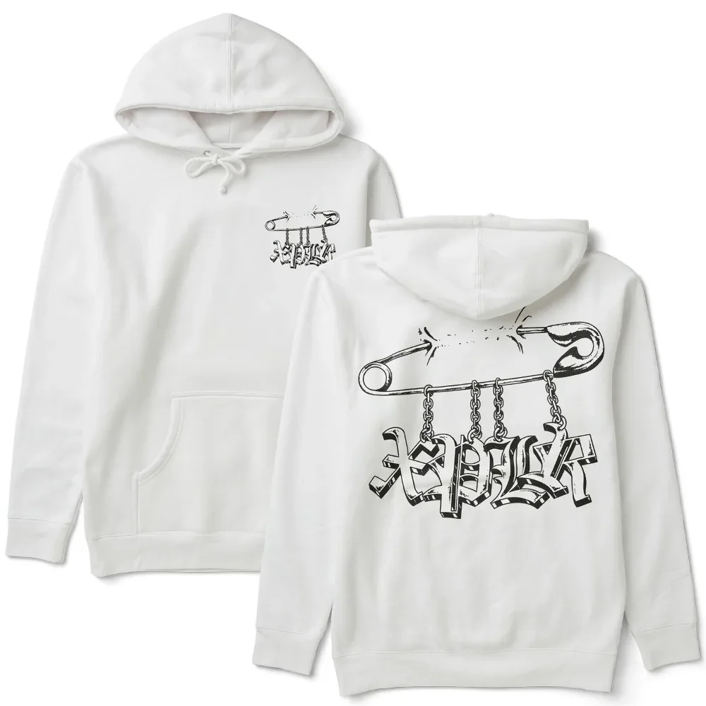 XPLR Sam and Colby Punk-Abzeichen Hoodie Unisex Freizeit-Sweatshirt – Detail 2