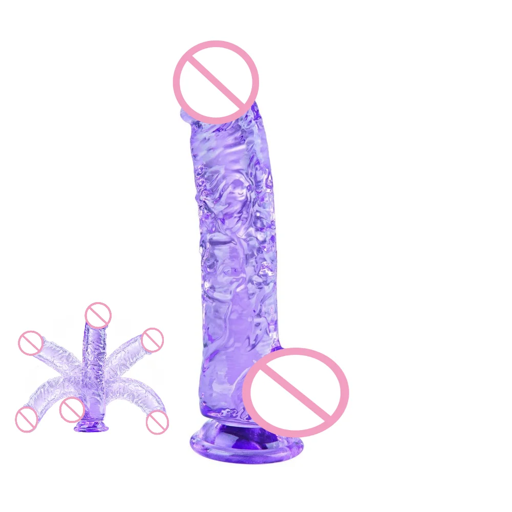 Adult Sex Toys Soft Jelly Dildo Waterproof  G-Spot Clitoral Stimulator Female Masturbators Adult Sexual Wellness Erotic Penis