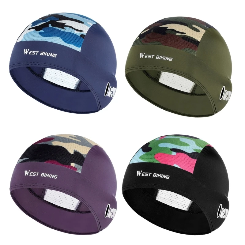 

Cycling Skull Helmet Liner Breathable Cooling Running Hat for Men Women