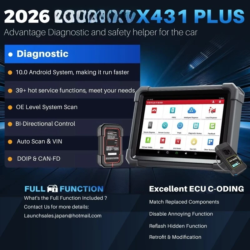 X431 IMMO PLUS 2026 Professional Car Key Programming with PROG3 Tool Bi-directional Automotive Scanner