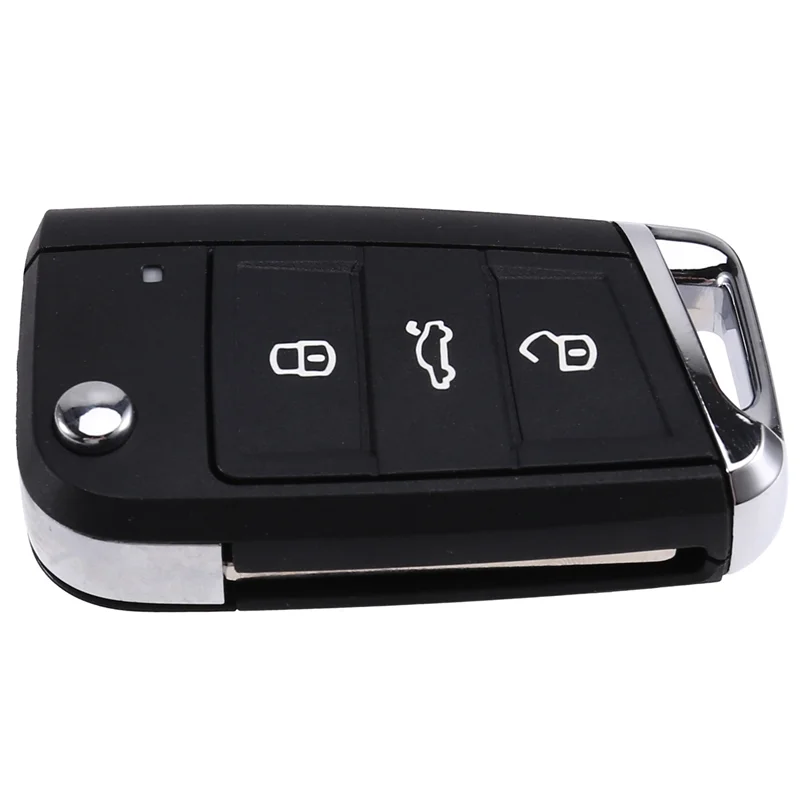 

Лидер продаж, 3-кнопочный корпус ключа автомобиля, складной корпус ключа с дистанционным управлением для VW MBQ Golf Tiguan, ширина лезвия ключа, крышка корпуса