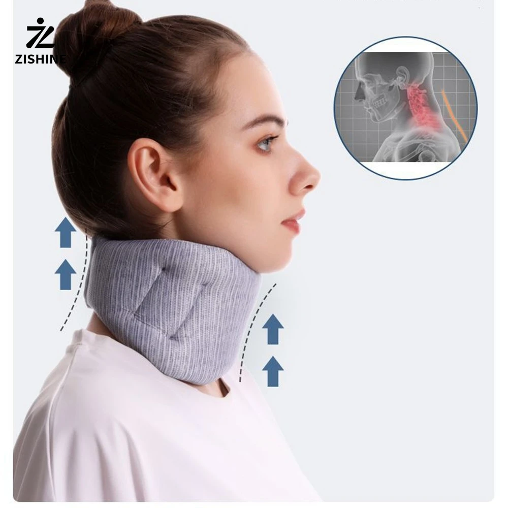 

Adjustable Foam Neck Collar 1 PCE Relieves neck pain and spinal pressure, helps relieve drowsiness and sleep apnea,