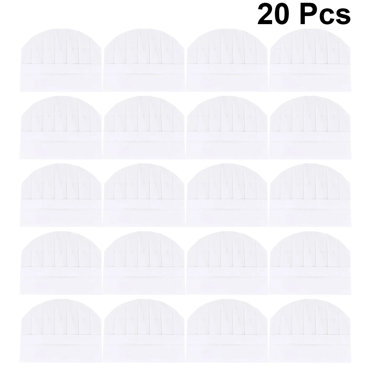 20 ชิ้นหมวกปรุงอาหารเด็กเชฟเด็กสําหรับหมวกเด็กเด็กวัยหัดเดินอบของขวัญสะดวกสบาย