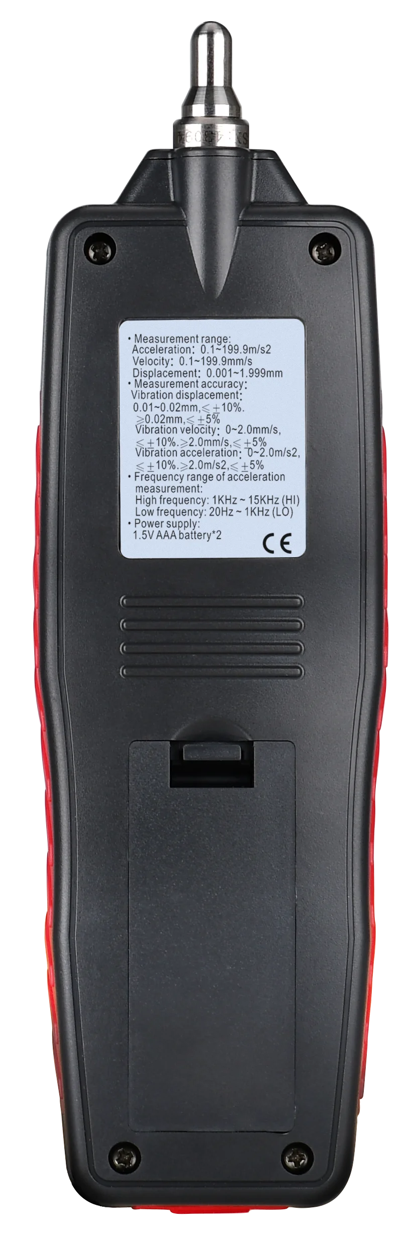 Portable Vibration Meter Tester Colored LCD Digital Vibration Analyzer Vibration Tester