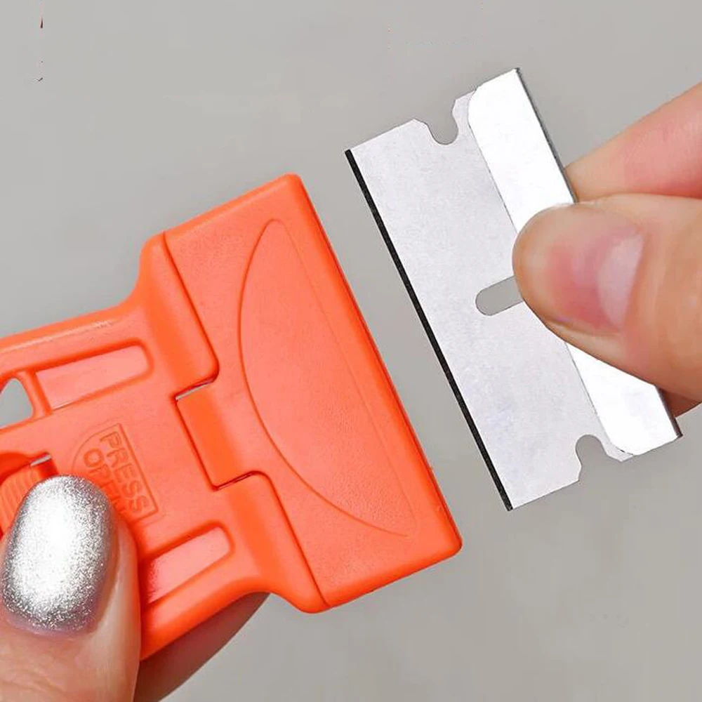 1/2Pcs Nail Art Stamping Scraper Multifunctional Cleaning Shovel Glue Sticker Residue Remove Spatula Nail Printing Template Tool