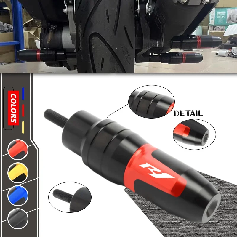 

For YAMAHA YZF R1 R1M R1S YZFR1 YZF-R1M Motorcycle CNC Aluminum Accessoires Falling Protection Exhaust Slider Crash Pad sliders