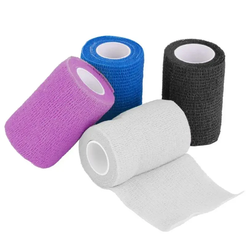 4.5m Colorful Sport Self Adhesive Elastic Bandage Medical 10cm width Sports Wrap Tape for Finger Joint Knee First Aid Kit Pet