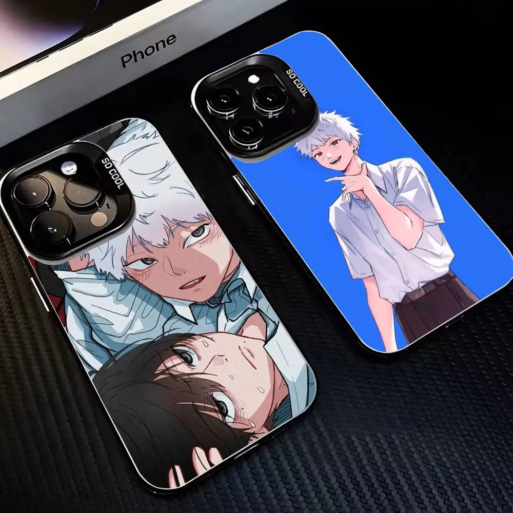 

The Summer Hikaru D-Died Comic Phone Case For iPhone17,16,15,14,13,12,11 Plus,Pro Max Black Matte Shockproof Cover