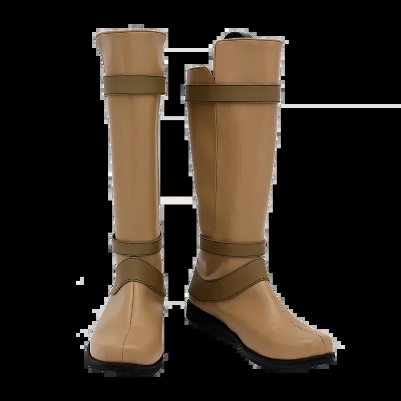 2025 aaa 4 코라의 전설 코스프레 부츠 브라운 가죽 신발 유니섹스를 위한 모든 사이즈 맞춤 제작