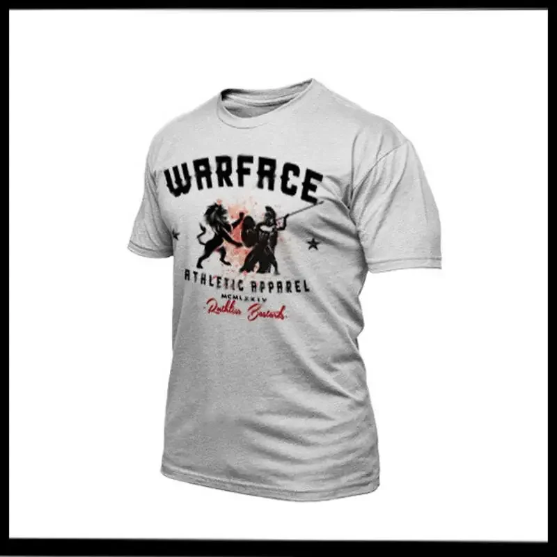 T-shirt de motivation pour la gym militaire, avec citation Lion Conquer, Thai Box Jiu Jitsu