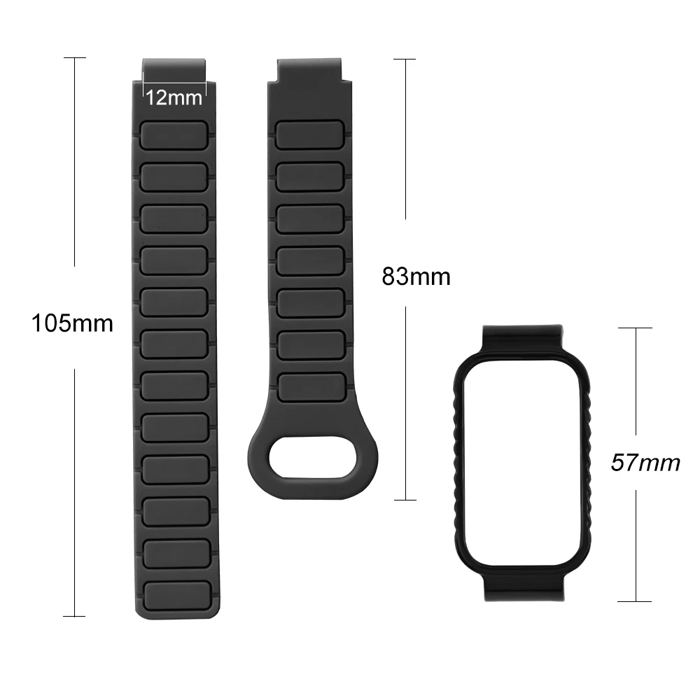 حزام حلقة مغناطيسي + حافظة واقية لهاتف هواوي 8 8NFC 9 9NFC 10 10NFC نمط درع سريع الإصدار مقاوم للعرق سيليكون رجل امرأة