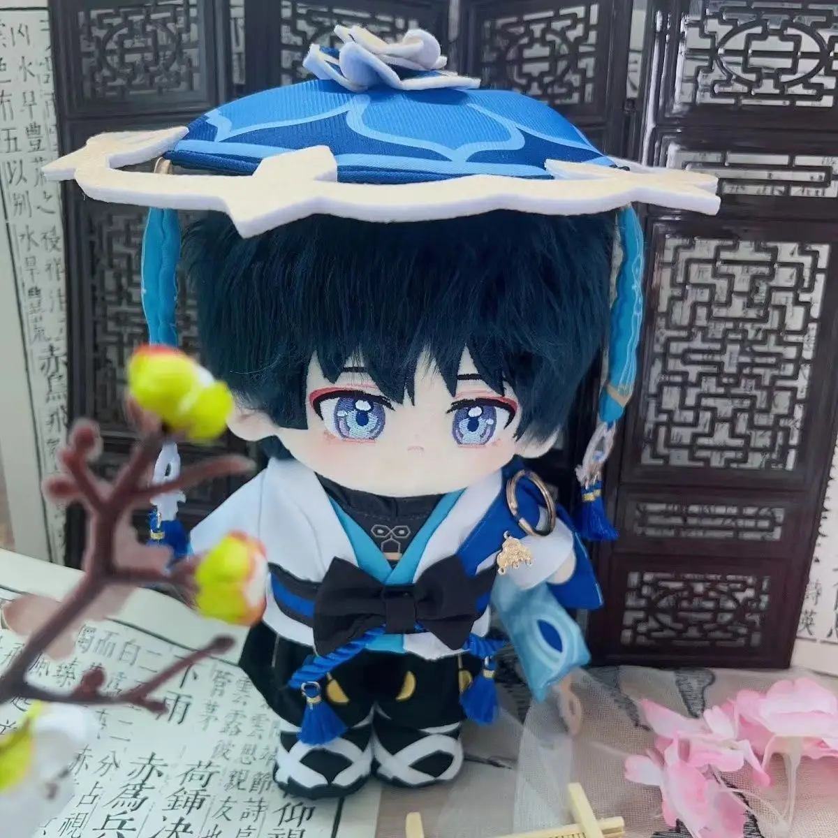 ตุ๊กตา Genshin Impact Wanderer Scaramouche น่ารัก ตุ๊กตาผ้าฝ้าย ของเล่นเด็กชายเด็กหญิง พวงกุญแจ ของขวัญ