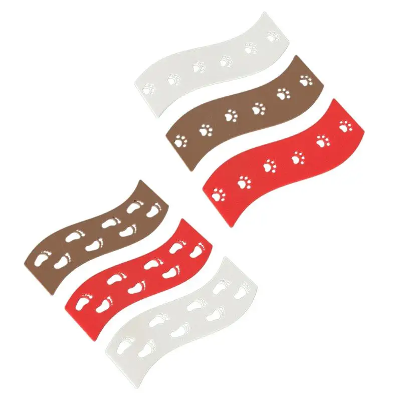 5Pcs Puppenhaus Miniatur Fußabdruck Fußmatten Modell Möbel Zubehör Für Puppe Haus Dekor Kinder Pretend Spielen Spielzeug Geschenk