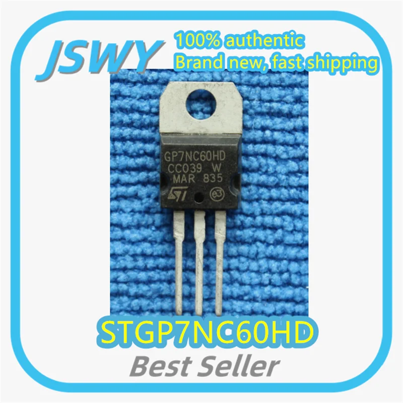 

(10/50 pcs) STGP7NC60HD STGP7NC60 Silk-Screen GP7NC60HD TO-220 High-Power Transistor Brand New Original Packaging