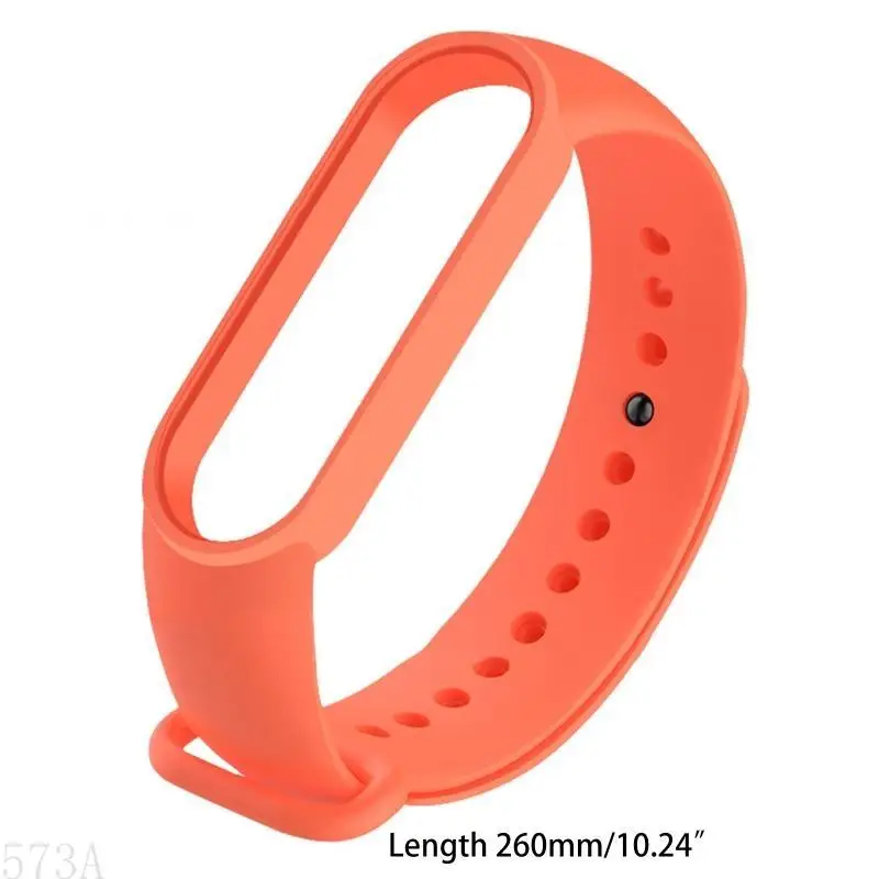 573A Band voor MI Band 6 Zweetvrije polsbandband Loop TPU Siliconenarmband