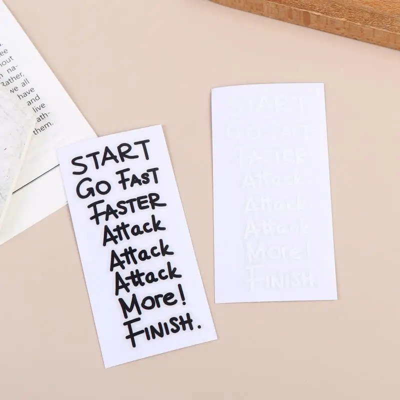 "Go Fast, Attack More" Bicycle Stickers Waterproof DIY Cycling Decals For Road Bike Frame Top Tube - view 2