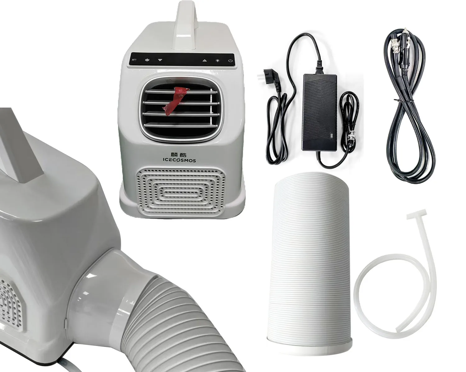 Portable 24V 220V Mini Air Conditioner Low Noise For Tent Camping RVs Campervan Outdoor Activities A/C Unit