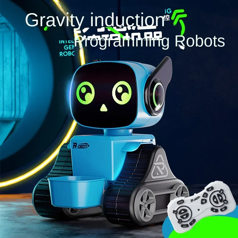 

New Children's Intelligent Remote Control Robot Toy Rechargeable Lighting Interactive Puzzle Children's Gifts