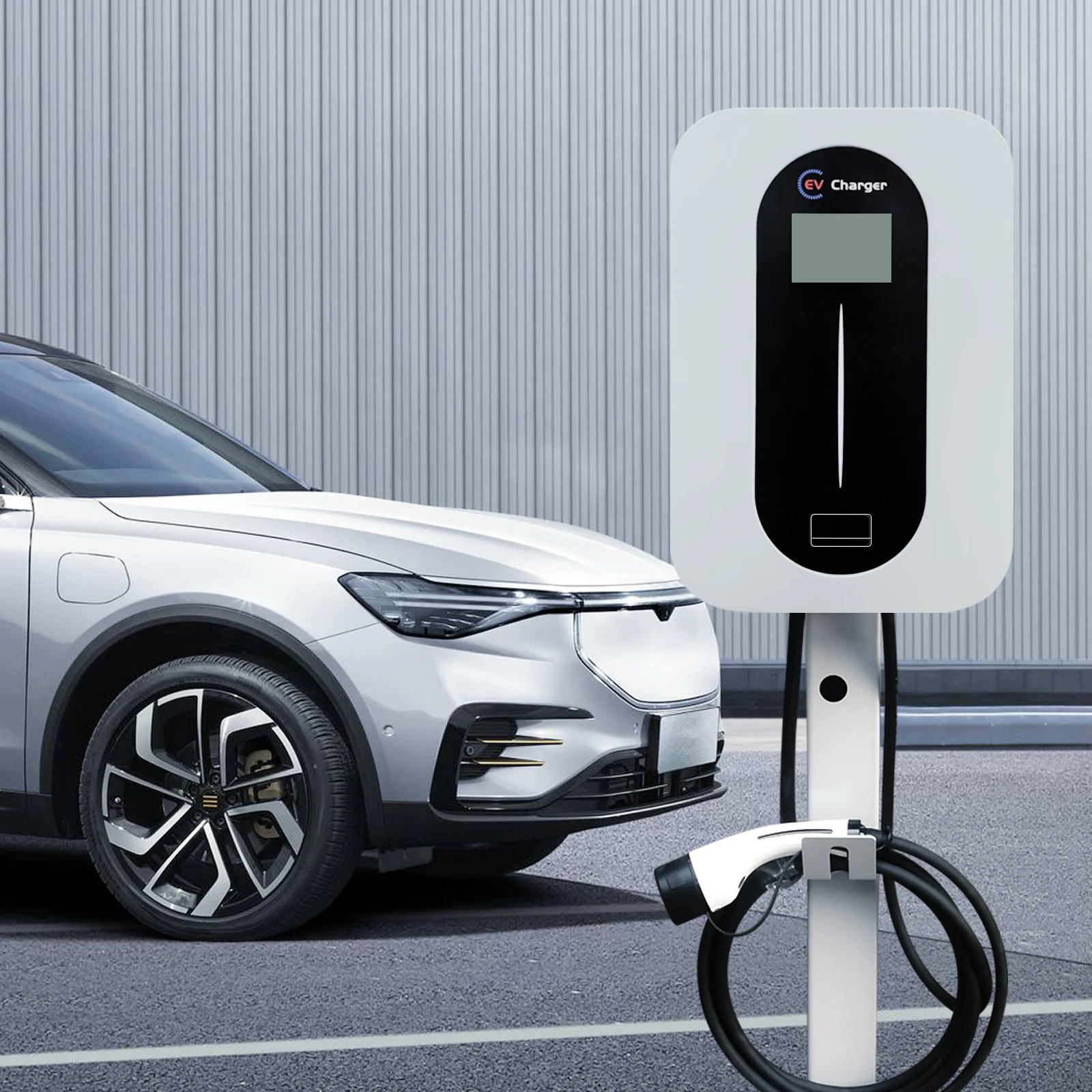 

Floord Mounted EV AC Charger Electric Car Charging 7kw 11kw 22kw Type2 AC EV Charger Pile IP54