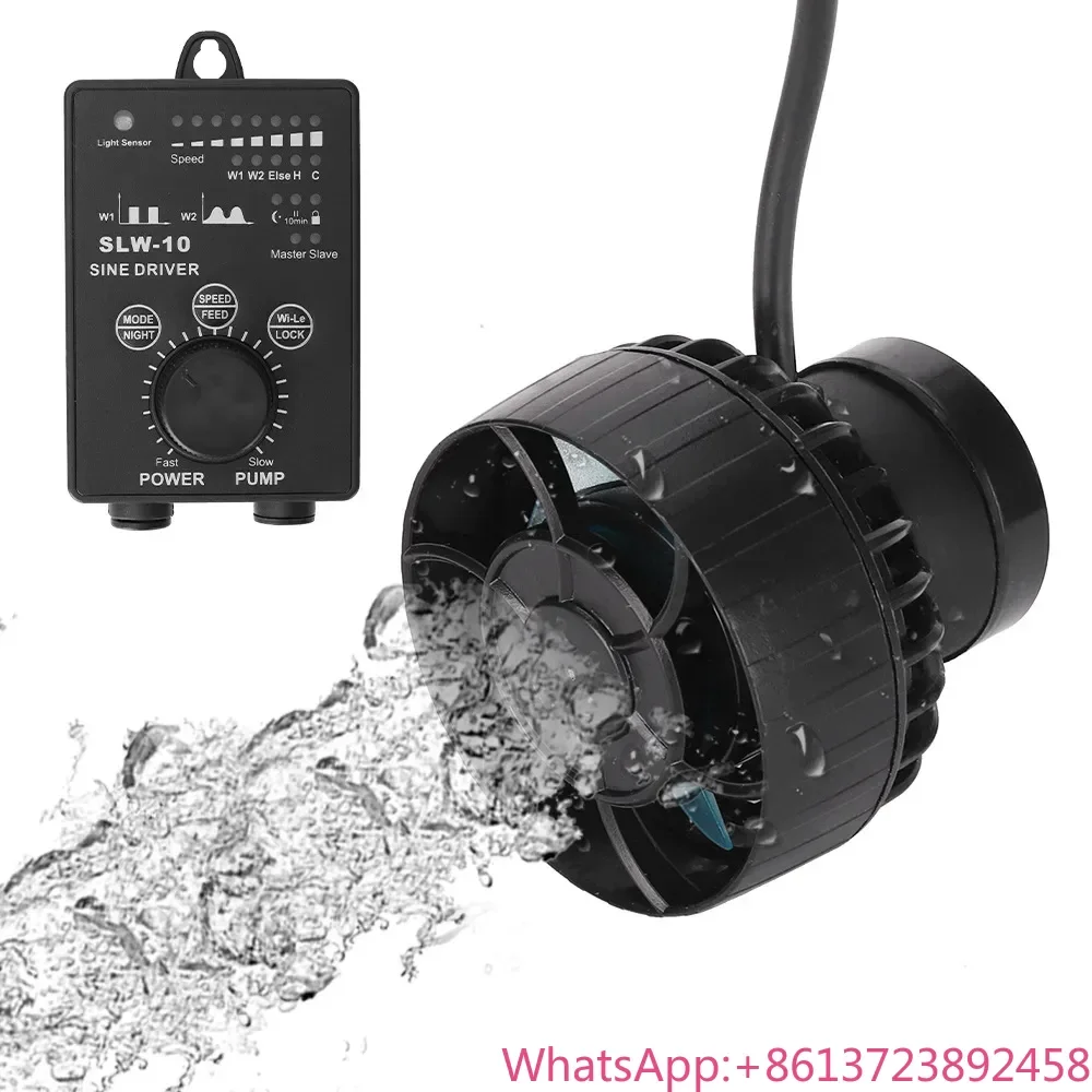 

1 YS Jebao Marine Wave Maker Water Pump for Aquarium WiFi Sine Wave Maker Pump Surf Pump for Fish Tank 10W 20W 30W SLW Series