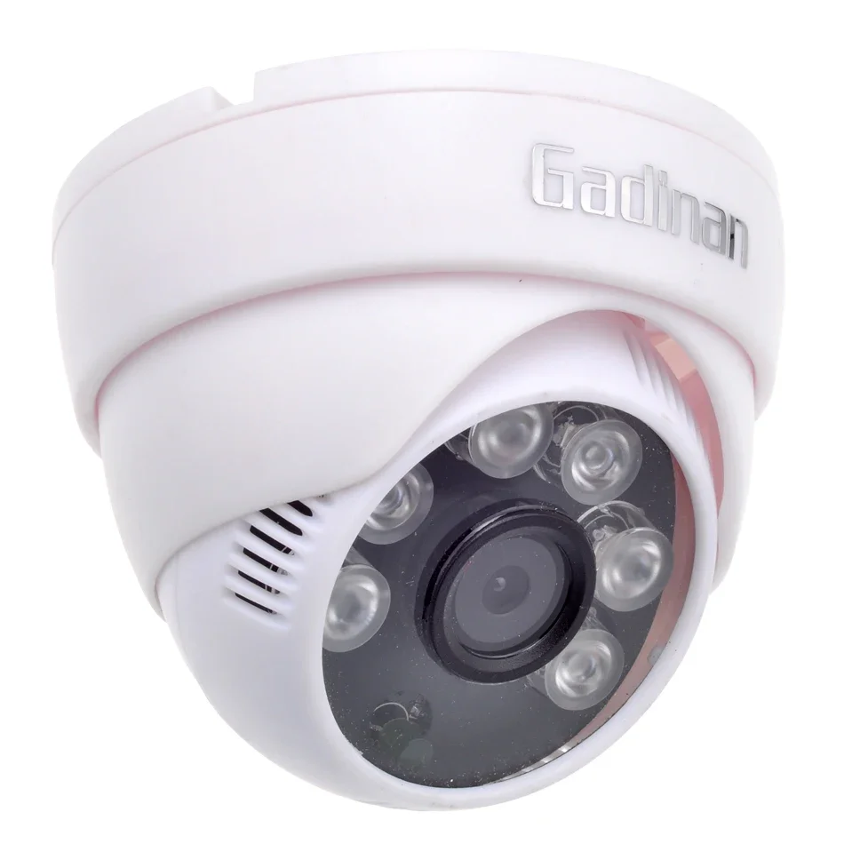 Gadinan-filtro de IR-CUT analógico CMOS 800TVL 1000TVL, lente de 2,8mm, gran angular, visión nocturna, seguridad, cámara CCTV domo interior, salida BNC