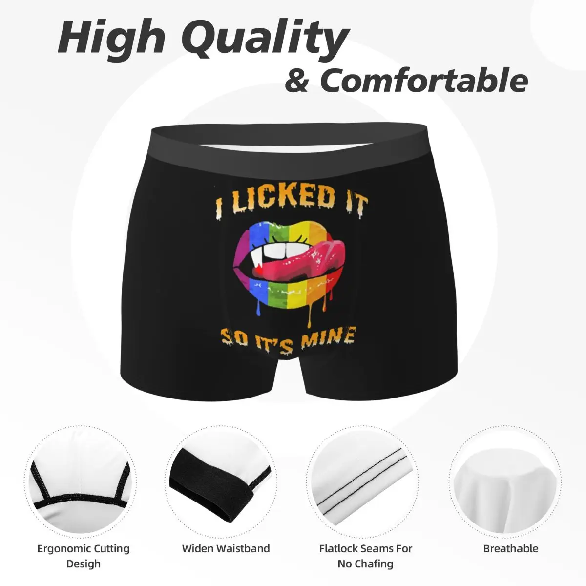 سراويل داخلية بوكسر لعقها حتى ذلك سراويل داخلية ناعمة للرجال هدية لصديقك للرجال