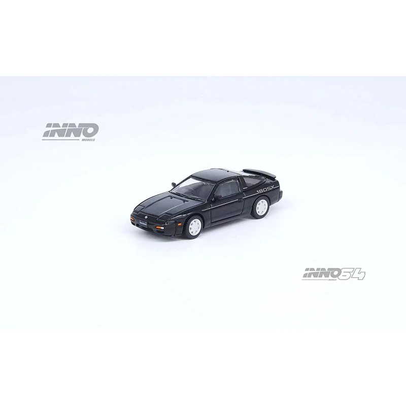 PreSale INNO 1:64 180SX Black Diecast Diorama Car Model Collection Miniature Toys