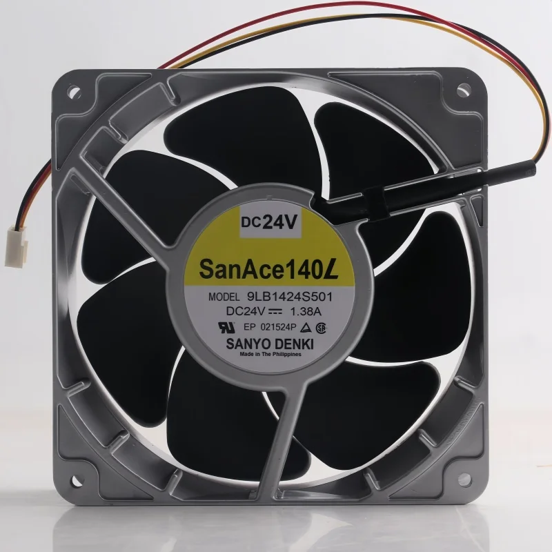 

New SANYO 14050 9LB1424S501 DC24V 1.38A Aluminum frame inverter cooling fan 14CM