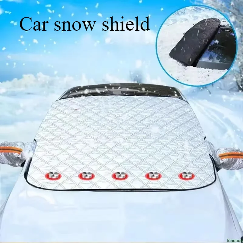 Magnetic anti frost anti freezing anti snow cover for car snow shield sun shading car clothing car winter snow shield