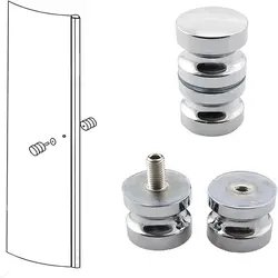 Durable Kitchen Hardware Bathroom Glass Door Knob Wardrobe Pulls Shower Door Handle Cabinet Handle