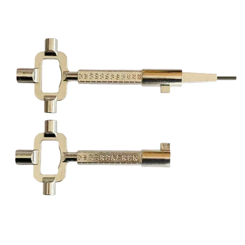 Lock Cylinder Installation Adjustment Measuring Tool for Door Locks Professional Wrench Gauge Inspection Repair Kit for Windows