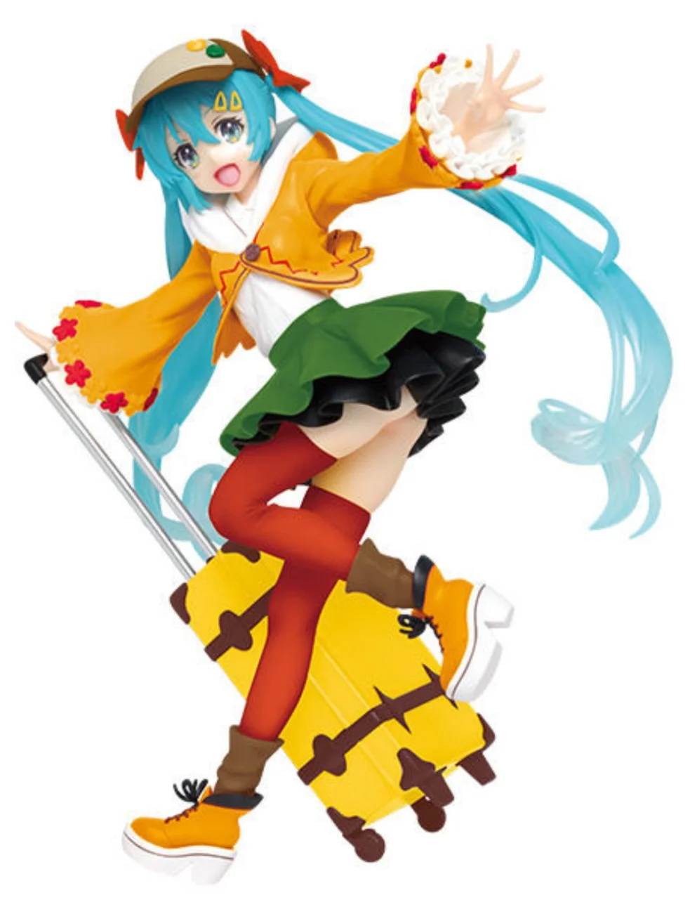 

Оригинальное аниме Taito в штучной упаковке, японская версия Хацунэ Мику 1/8, 18 см, ручная кладь, украшение для рабочего стола, фигурка, модель, подарок