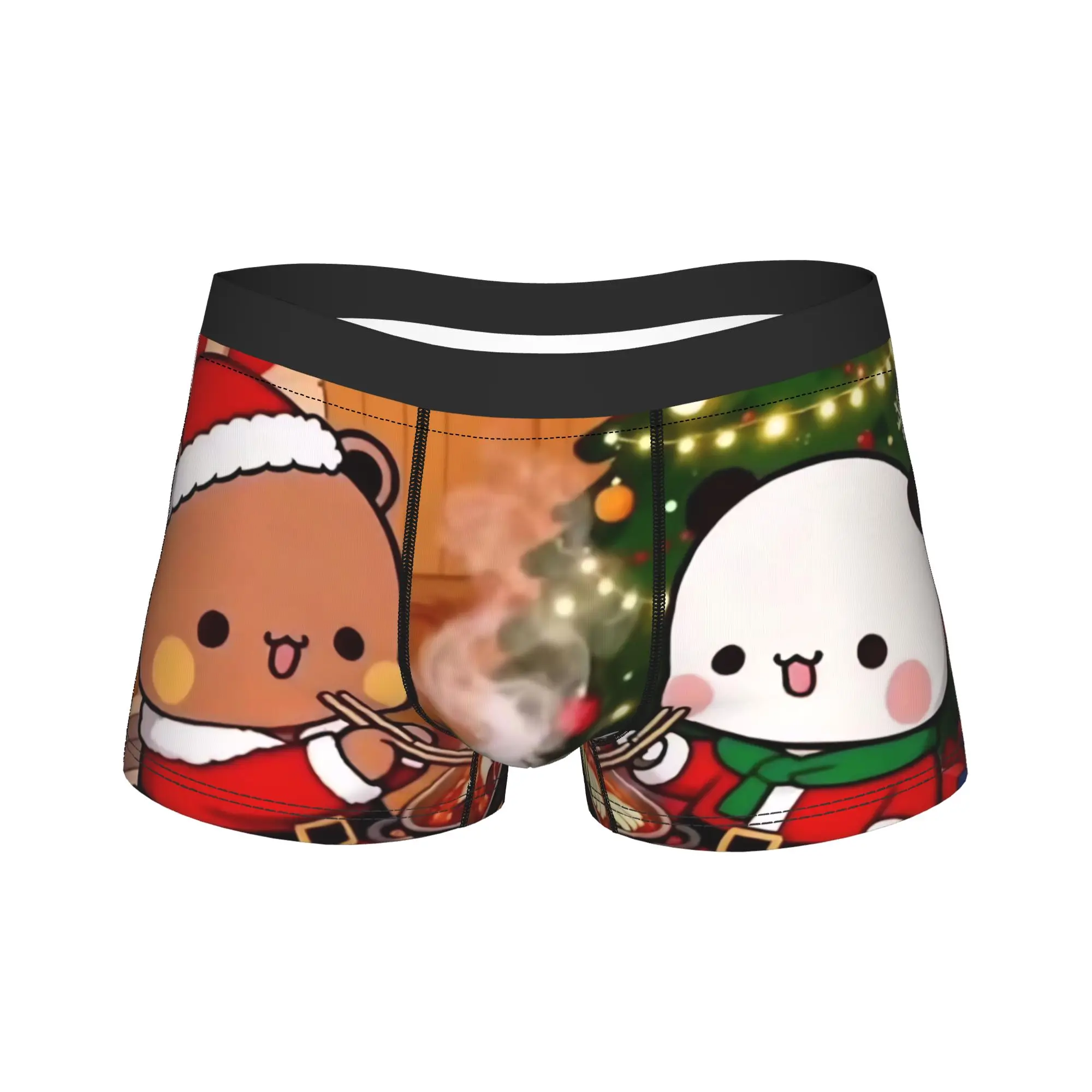 Kawaii Bear Underwear Bubu Dudu Men Boxer Brief Novelty Trunk Trenky Custom Plus Size Panties