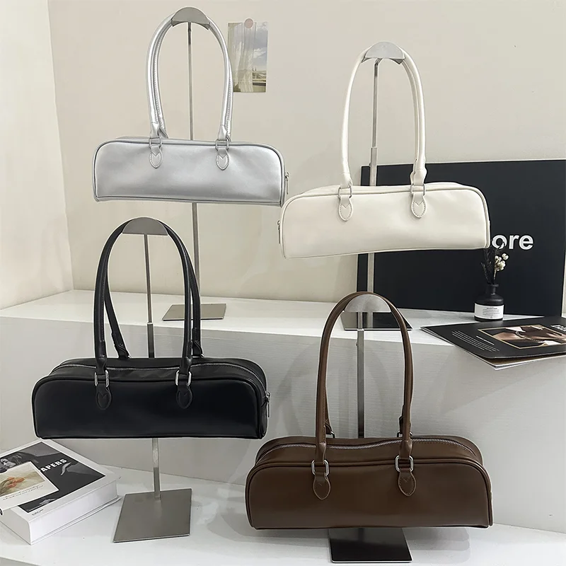 

Bowling Bags for Women 2024 Summer New Style High-end Soft Leather Love Shoulder Bags for Women's Bags Cross-border Bags