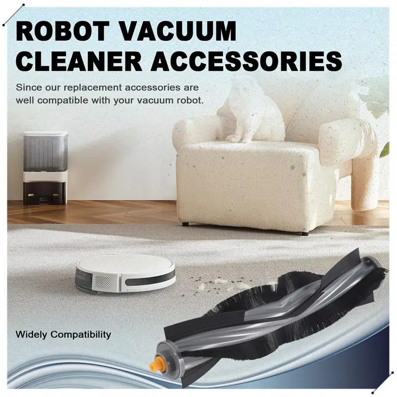 Accessories For Ecovacs X1 Omni Turbo Vacuum Robot Spare Parts Main Brush Roller Side Brush Filter Mop Pads Dust Bag